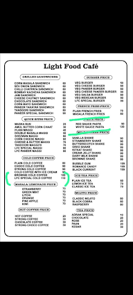 Lfc Love For Chai Light Food Cafeteria menu 2