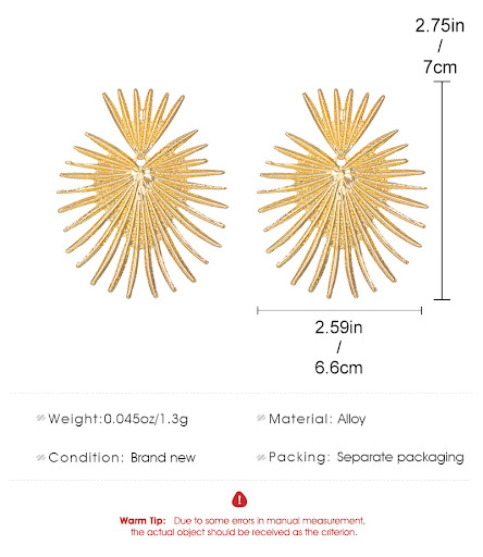 Title 6, SUNFLOWER Earrings for Women