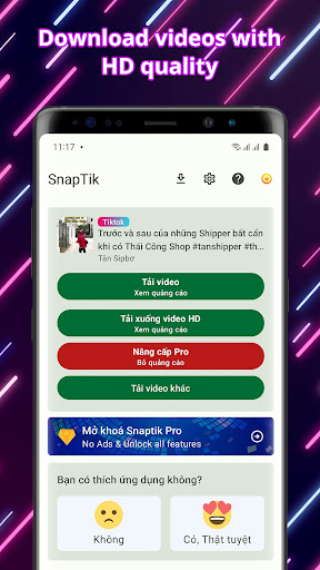 Screenshot SnapTick - Download Video TT