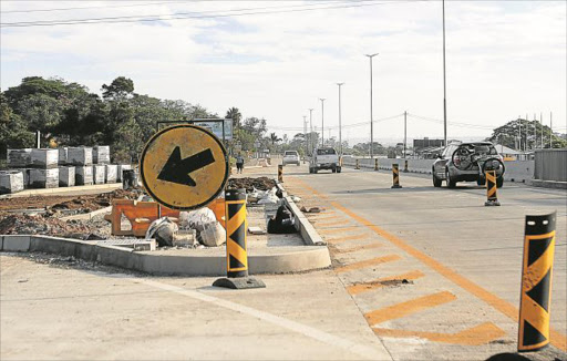 UNFINISHED WORK: Completion of the Gonubie Main Road is far overdue Picture: Picture: SIBONGILE NGALWA