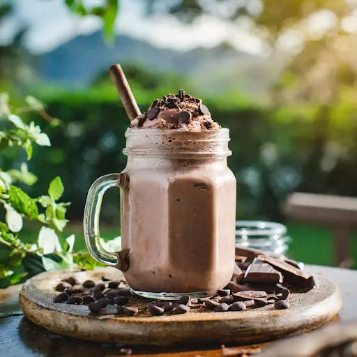 Chocolate Chips Shake [450 Ml Mason Jar]