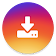 Image and video saver icon