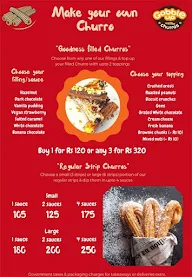 Gobble Up Churros menu 2