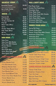 Dosa Plaza menu 2