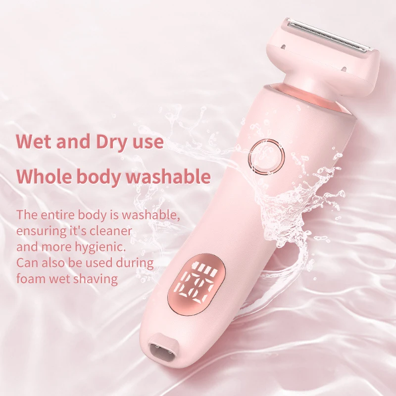 Title 4, Depilator 2 w 1 Damski USB, Trymer Golenia Ciał...
