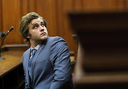 Henri van Breda at the start of Day 6 of his murder trial. Picture Credit: Esa Alexander