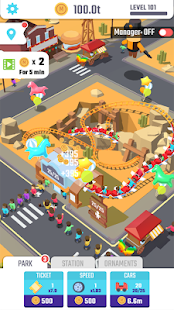 Screenshot Idle Roller Coaster APK