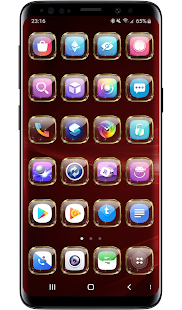 Launcher Theme - Gold Glass Transparent Icons Pack(圖3)-速報App