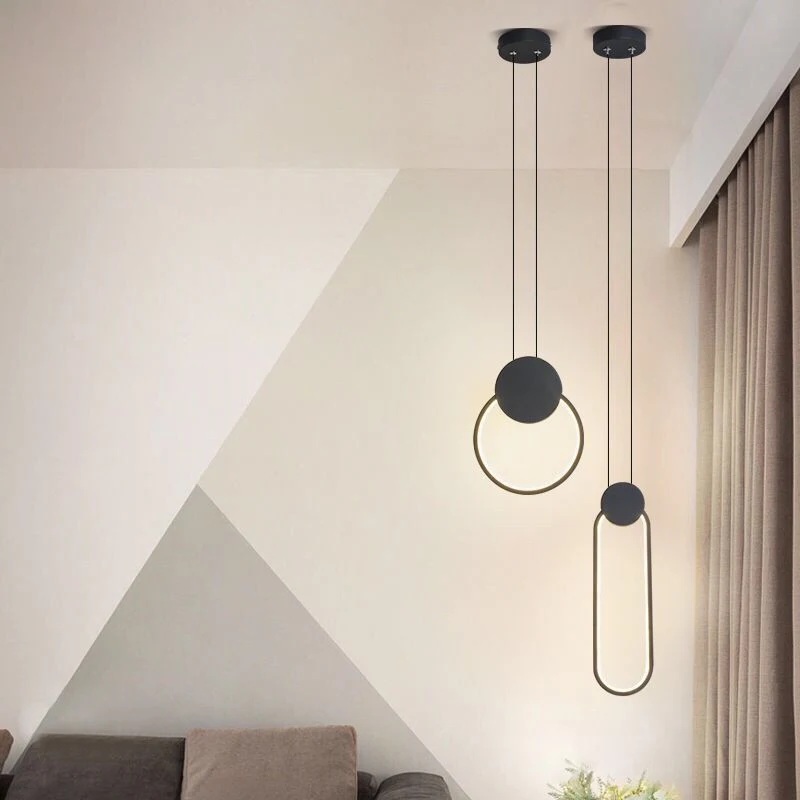 Title 8, Geometrijski kreativni LED luster za bar kafić....