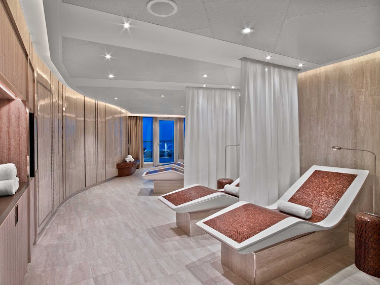 The spa and wellness facility overseen by Dr. Andrew Weil aboard Seabourn Encore. 