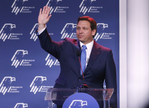 Republican governor of Florida Ron DeSantis.