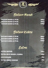 Mandi King menu 7