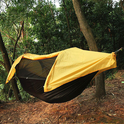 Title 1, Outdoor Camping Tree Tent with Integrated Hammo...