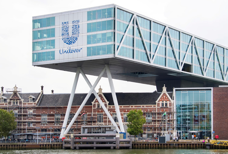Unilever's headquarters in Rotterdam, the Netherlands. Picture: REUTERS/PIROSCHKA VAN DE WOUW