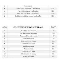 Juice Time menu 8