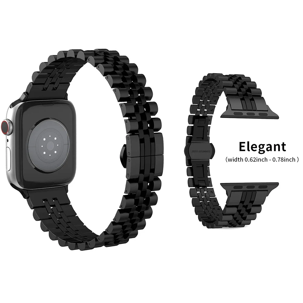 Title 18, Bracelet femme en acier inoxydable avec cinq pe...