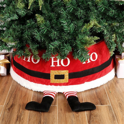 Title 1, Christmas Tree Skirt Party Decorative Tree Base...