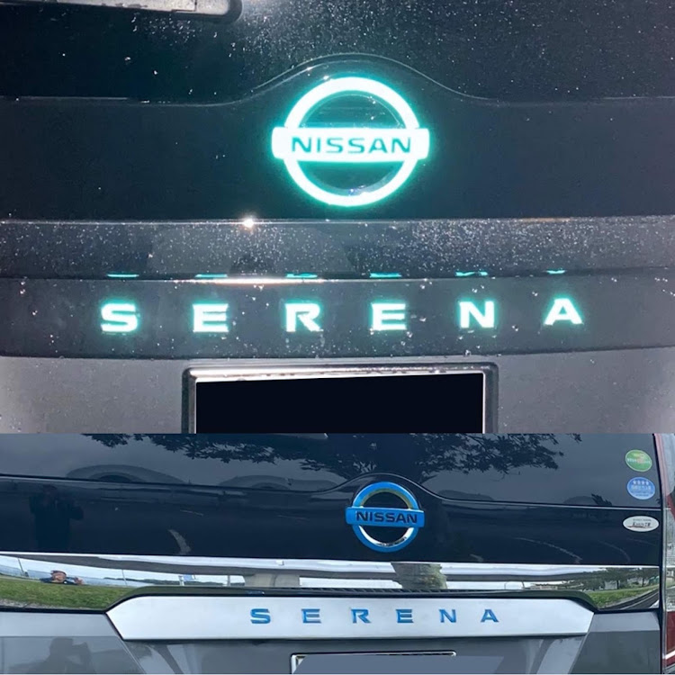 ヴォクシーのチームピンスト・No.001・VOXY80系リアエンブレム反射シートセット・c27SERENAリアエンブレム反射シートセット・セール開始に関するカスタム事例の投稿画像4枚目