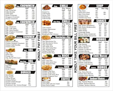 Bhukkhad Point The Family Restaurant menu 