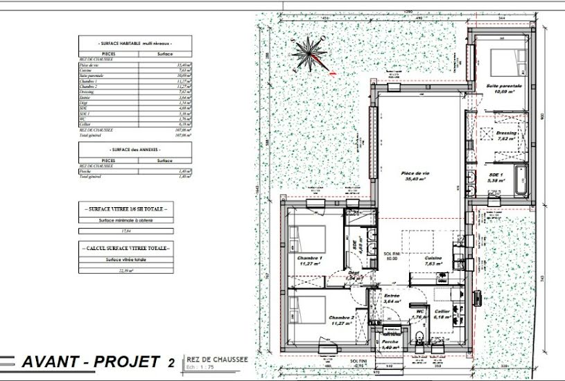  Vente Terrain + Maison - Terrain : 522m² - Maison : 107m² à Brizambourg (17770) 