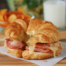 Toasted Ham & Cheese Croissant