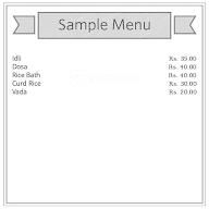 Sai Ram Tiffen Centre menu 1