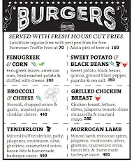 The Chatter House menu 3