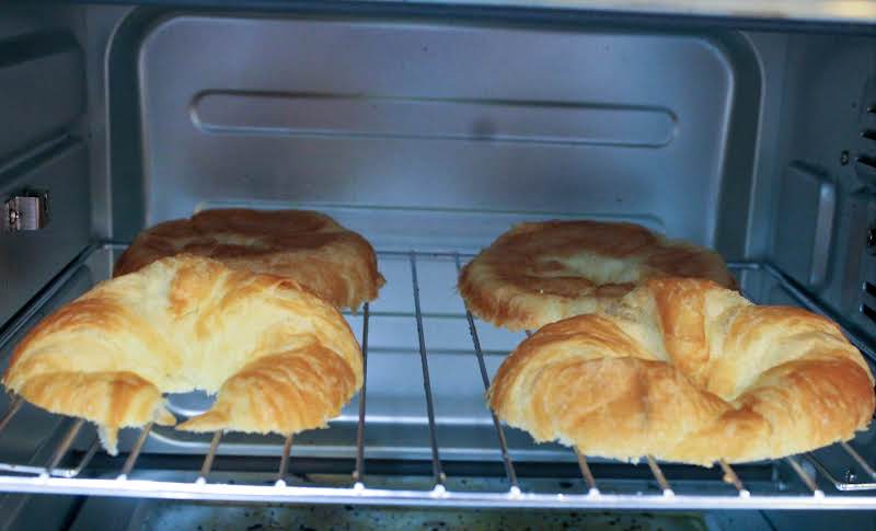 Toasting Croissants.