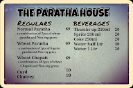 The Paratha House menu 4