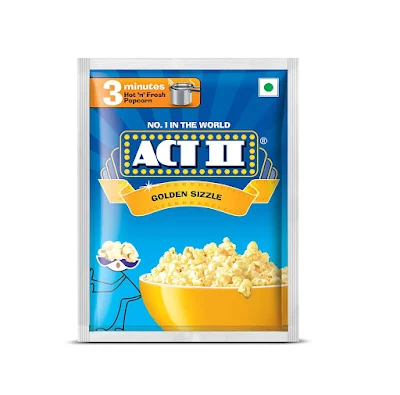 Act Ii Instant Popcorn - Golden Sizzle, Hot, Fresh & Delicious - 40 gm