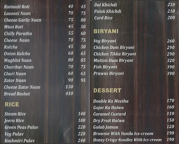 Spoon 29 menu 