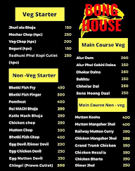 Bong House menu 1