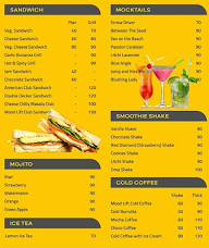 Moodlift Cafe menu 1