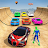 Superhero Car Mega Ramp Jump V icon