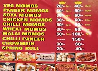 Hot & Tasty Momos Corner menu 1