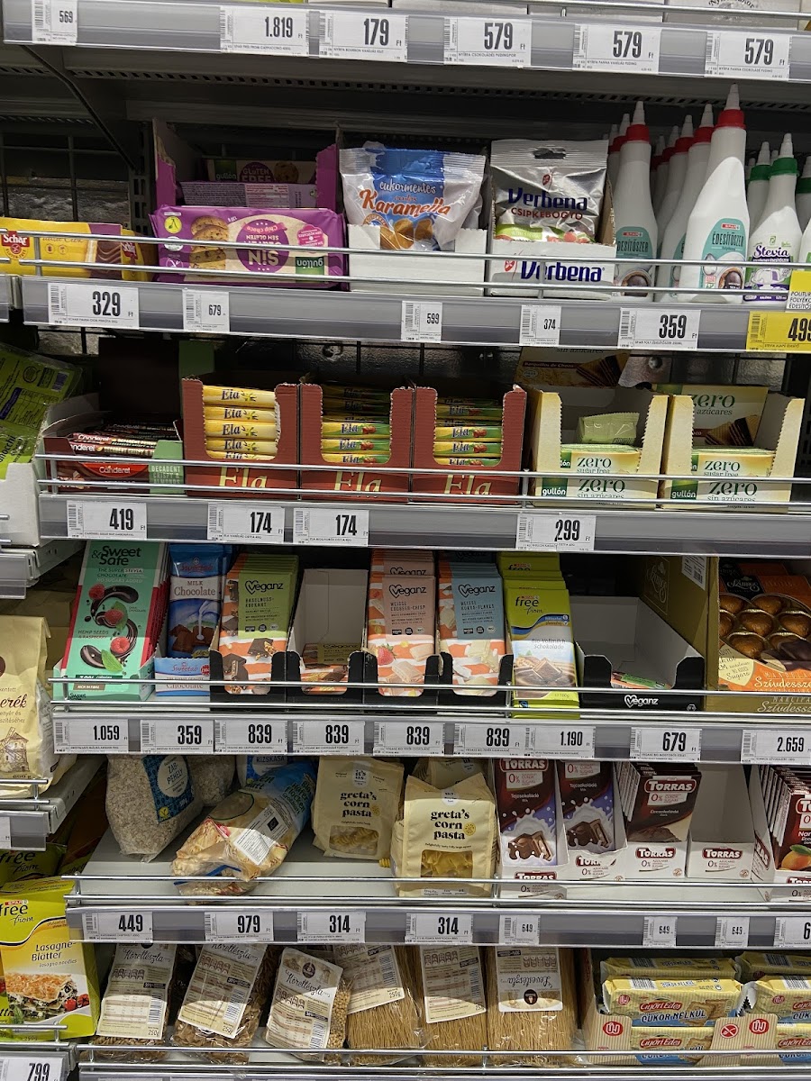 Gluten-Free at SPAR szupermarket