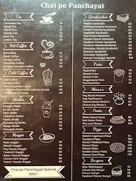 Chai Pe Panchayat And Cafe menu 1