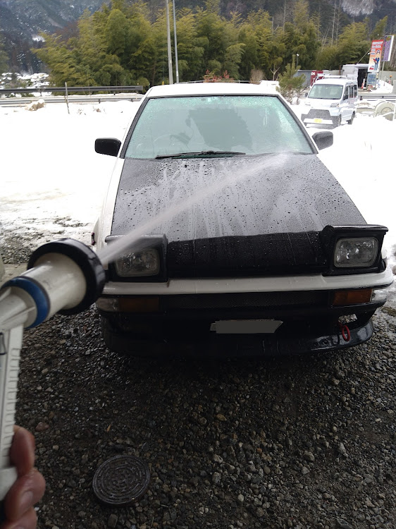 スプリンタートレノの洗車・塩カル落としに関するカスタム事例の投稿画像1枚目