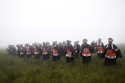 Women called ingudlundudlu dancing during Ekuphakameni Nazareth Baptist Church annual holy pilgrimage at Nhlangakazi mountain in Ndwendwe. Photo: SANDILE NDLOVU