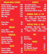 Aarya Restaurant menu 7