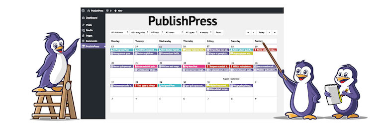 PublishPress: Calendário Editorial
