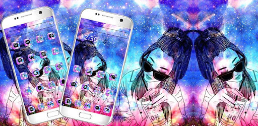 Galaxy Glitter Girl Theme Google Play Də Tətbiqlər