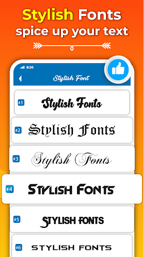 Screenshot Stylish Fonts Style Text Style