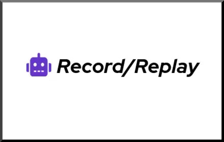 Record/Replay chrome extension
