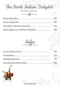 Atara Cafe menu 3