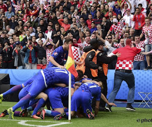 Insolite: ce supporter fête le but croate... avec les joueurs