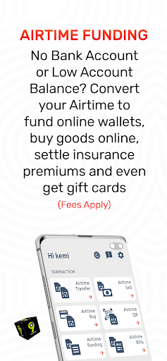 Screenshot Tingtel: Sell airtime for cash