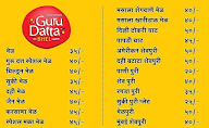 Gurudatta Bhel menu 2