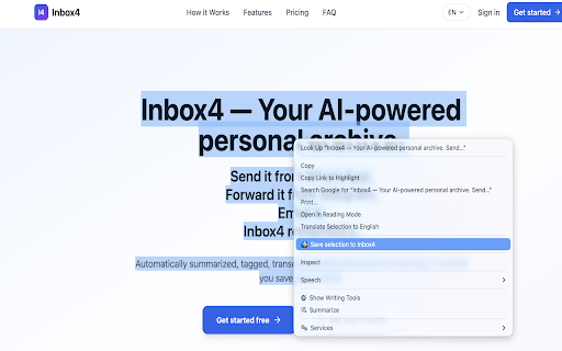 Inbox4 Clip screenshot 1