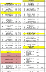 Kaka Halwai menu 4